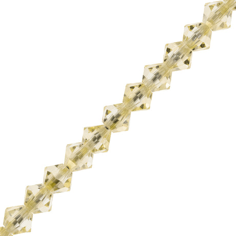 144 Preciosa Crystal 4mm Bicone Bead Crystal Blonde Flare (00030BDF)