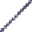 144 Preciosa Crystal 4mm Bicone Bead Tanzanite AB (20410AB)