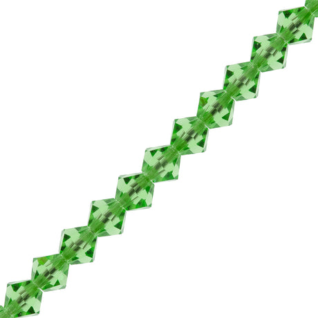 144 Preciosa Crystal 4mm Bicone Bead Peridot (50520)