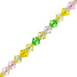 31 Preciosa Crystal Bicone Bead 4mm Pink Lemonade Mix