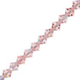 144 Preciosa Crystal 4mm Bicone Bead Light Rose AB (70120AB)