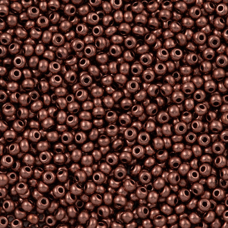 Czech Seed Bead 6/0 Bronze Copper 50g (01780)