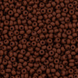 Czech Seed Bead 6/0 Dark Topaz 2-inch Tube (10140)