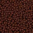 Czech Seed Bead 6/0 Brown Matte 50g (13600M)