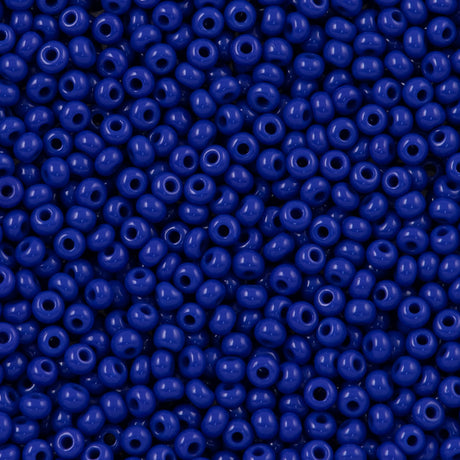 Czech Seed Bead 6/0 Opaque Blue (33050)