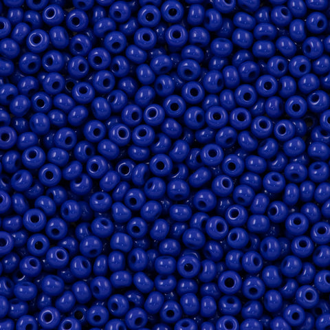 Czech Seed Bead 6/0 Opaque Blue 50g (33050)