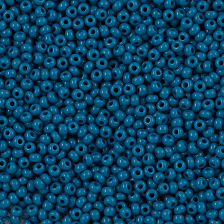 Czech Seed Bead 6/0 Navy Blue 2-inch Tube (33070)