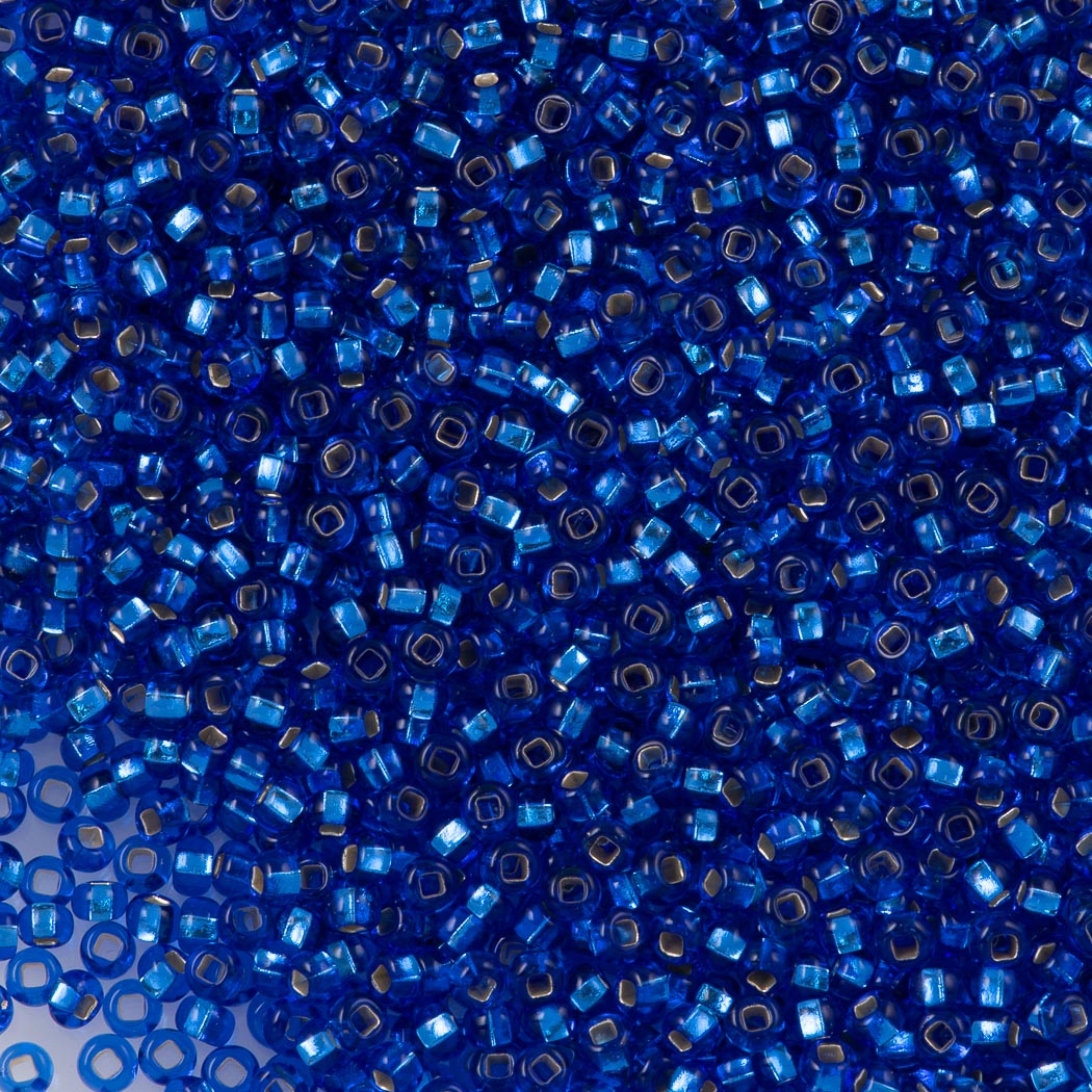 Czech Seed Bead 6/0 Opaque Denim Matte 2-inch Tube (33220M)