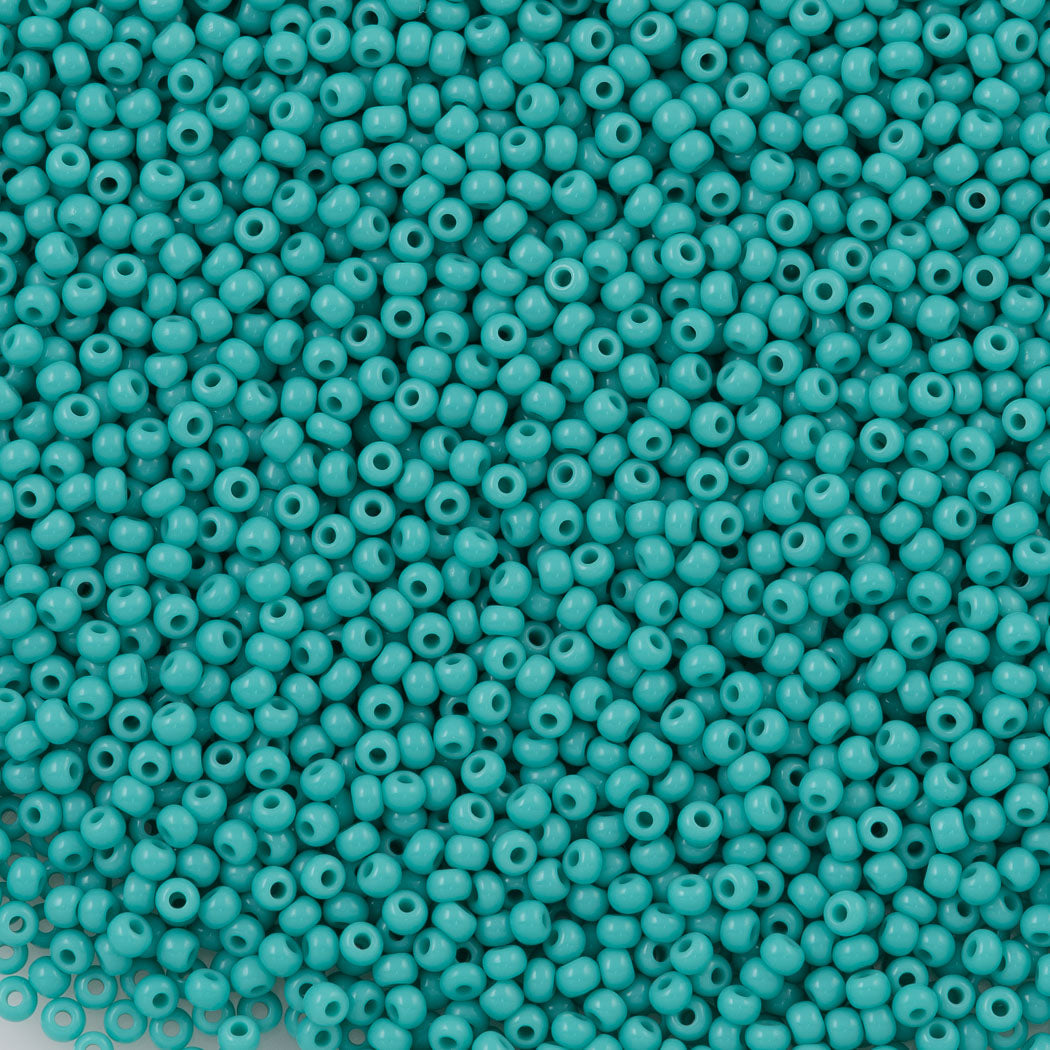 Preciosa Seed Bead 6/0 Green Turquoise (63130)