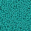 Czech Seed Bead 6/0 Green Turquoise Matte 50g (63130M)