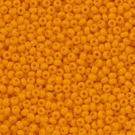 Czech Seed Bead 6/0 Light Orange 20g Tube (93110)