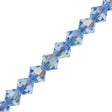 72 Preciosa Crystal 6mm Bicone Bead Light Sapphire AB (30020AB)