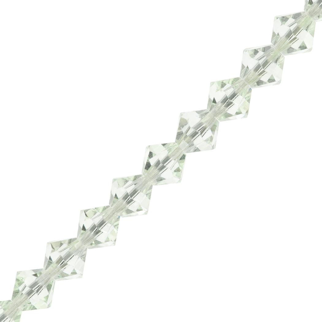 21 Preciosa Crystal Bicone Bead 6mm Crystal Viridian (00030VIR)