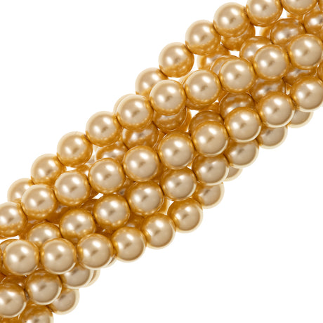 21 Preciosa Maxima 6mm Round Pearl Gold (78600)