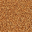 Czech Seed Bead 8/0 Metallic Dark Gold 22g Tube (18583)