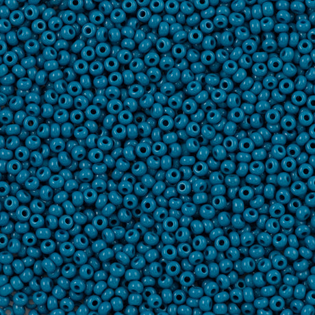 Czech Seed Bead 8/0 Opaque Navy Blue 2-inch Tube (33070)