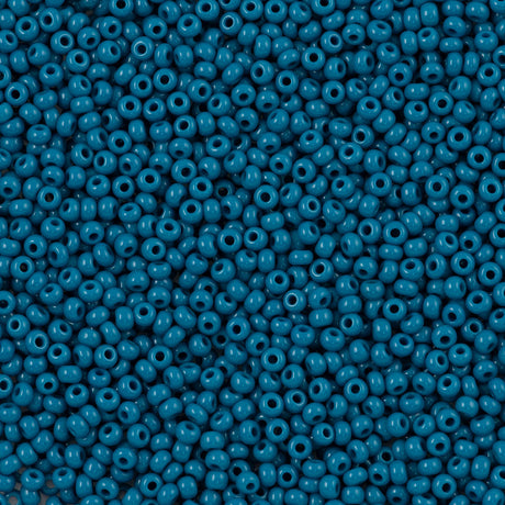 Czech Seed Bead 8/0 Opaque Navy Blue 2-inch Tube (33070)