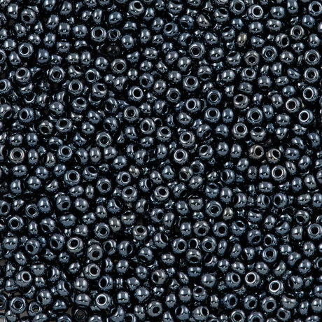 Preciosa Seed Bead 8/0 Gunmetal (49102)