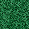 Czech Seed Bead 8/0 Transparent Emerald Matte AB 2-inch Tube (51710M)