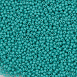 Czech Seed Bead 8/0 Opaque Green Turquoise 50g (63130)