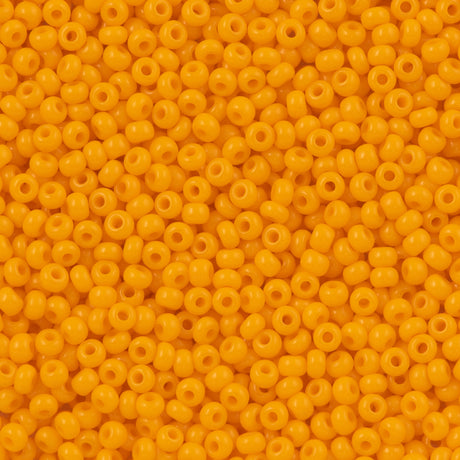 Czech Seed Bead 8/0 Opaque Light Orange 50g (93110)