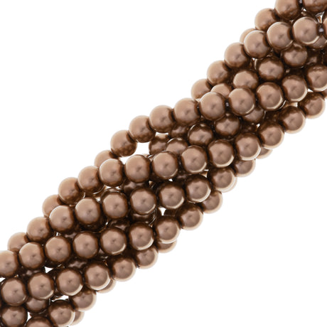 31 Preciosa Maxima 4mm Round Pearl Bronze (78800)