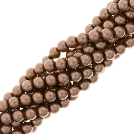 21 Preciosa Maxima 6mm Round Pearl Bronze (78800)