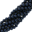 15 Preciosa Maxima 8mm Round Pearl Dark Blue (73500)