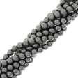 31 Preciosa Maxima 4mm Round Pearl Dark Grey (74500)