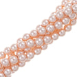 15 Preciosa Maxima 8mm Round Pearl Rosaline (77800)