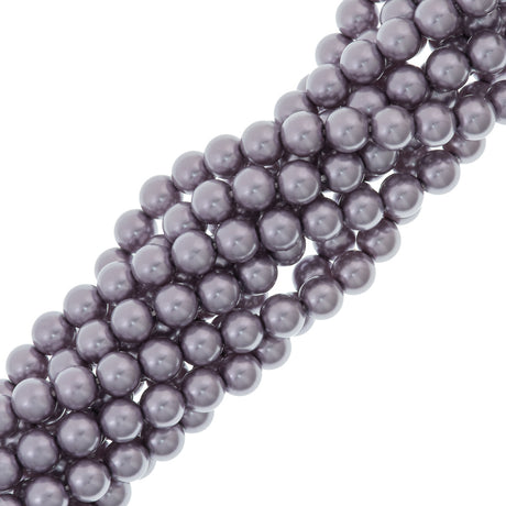 21 Preciosa Maxima 6mm Round Pearl Lavender (72000)