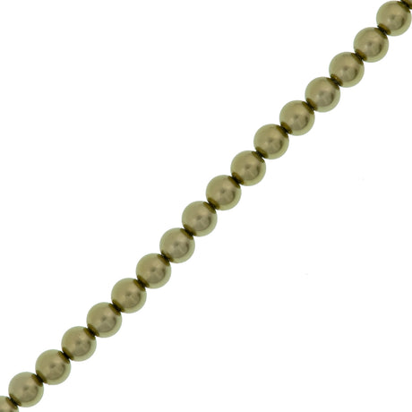 21 Preciosa Maxima 6mm Round Pearl Light Green (75700)