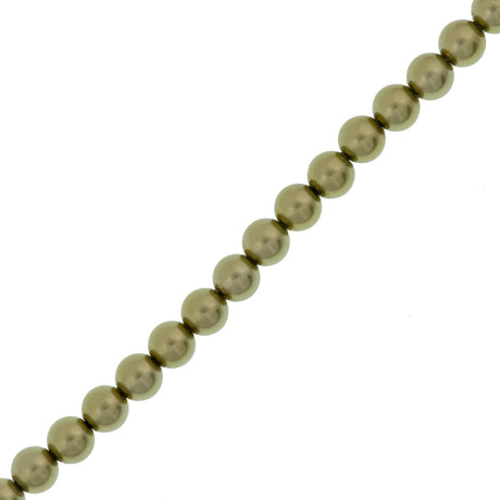 15 Preciosa Maxima 8mm Round Pearl Light Green (75700)