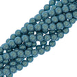 15 Preciosa Maxima 8mm Round Pearl Pearlescent Blue (73203)