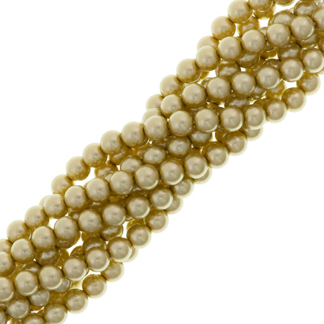 31 Preciosa Maxima 4mm Round Pearl Vanilla (71600)