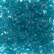 Miyuki Quarter Tila Seed Bead Matte Transparent Teal AB (2405FR)