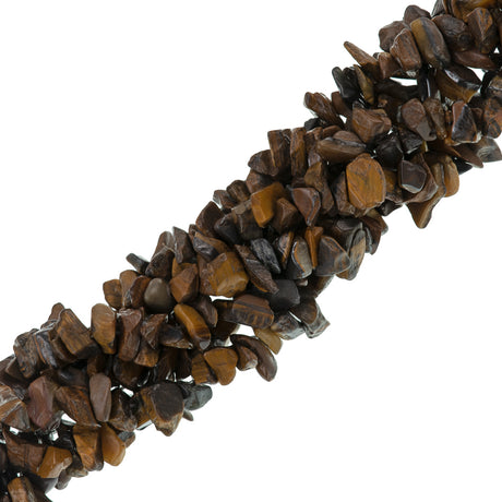 Tiger's Eye 6-8mm chip beads 36 inch strand