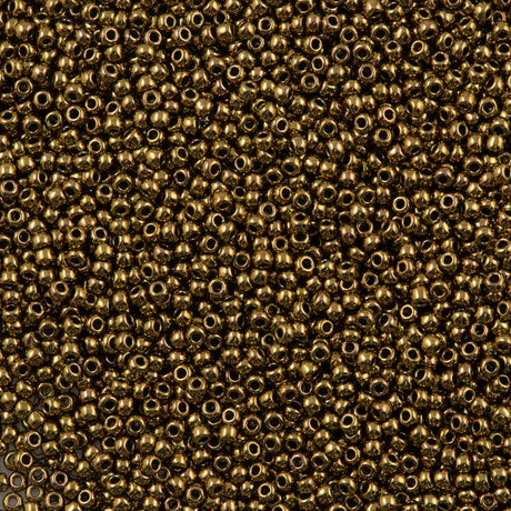 50g Toho Round Seed Bead 11/0 Antique Bronze (223)