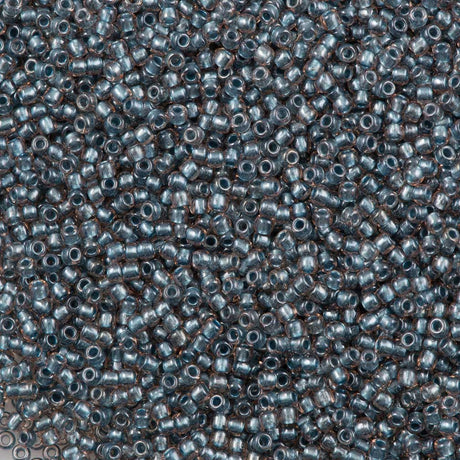 50g Toho Round Seed Bead 11/0 Inside Color Lined Colonial Blue (288)