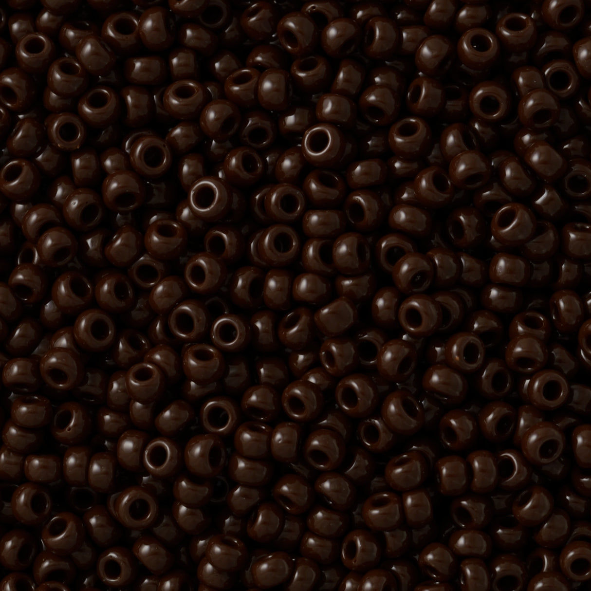 50g Toho Round Seed Bead 11/0 Opaque Brown (46)