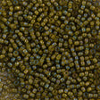 Toho Round Seed Bead 11/0 Inside Color Lined Yellow Green (246)