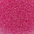 Toho Round Seed Bead 11/0 Inside Color Lined Fuchsia 2.5-inch Tube (350)