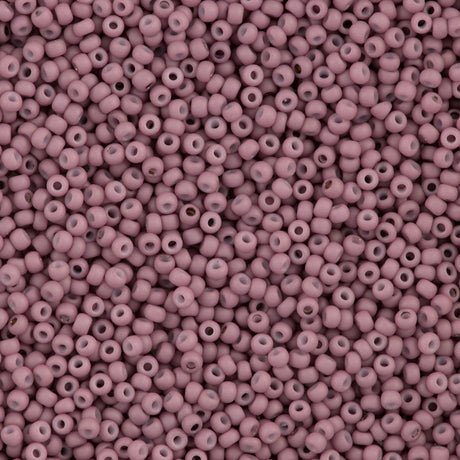 50g Toho Round Seed Beads 11/0 Opaque Matte Pastel Lilac (766)