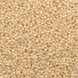 50g Toho Round Seed Bead 11/0 Opaque Luster Cream (123)