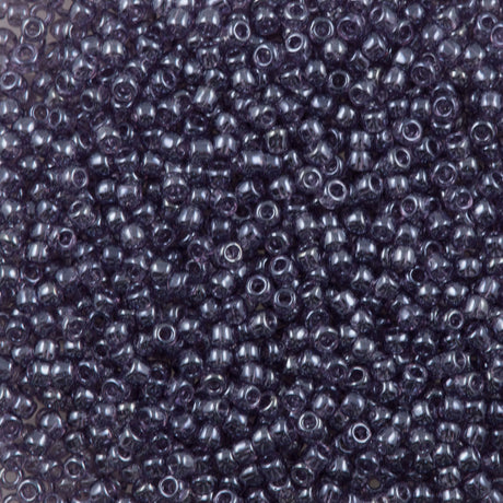 Toho Round Seed Bead 11/0 Transparent Sugar Plum Luster (136)