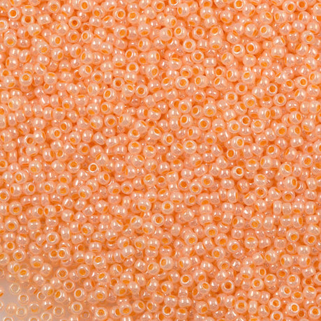 Toho Round Seed Bead 11/0 Ceylon Apricot 2.5-inch Tube (904)