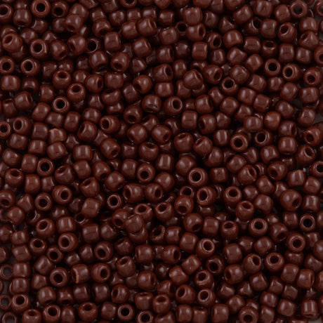 Toho Round Seed Bead 15/0 Opaque Brown (46)