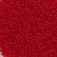 Toho Round Seed Bead 15/0 Transparent Matte Garnet (5CF)