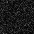 Toho Round Seed Bead 15/0 Opaque Black (49)