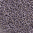 50g Toho Round Seed Bead 6/0 PermaFinish Metallic Pink Pewter (568PF)